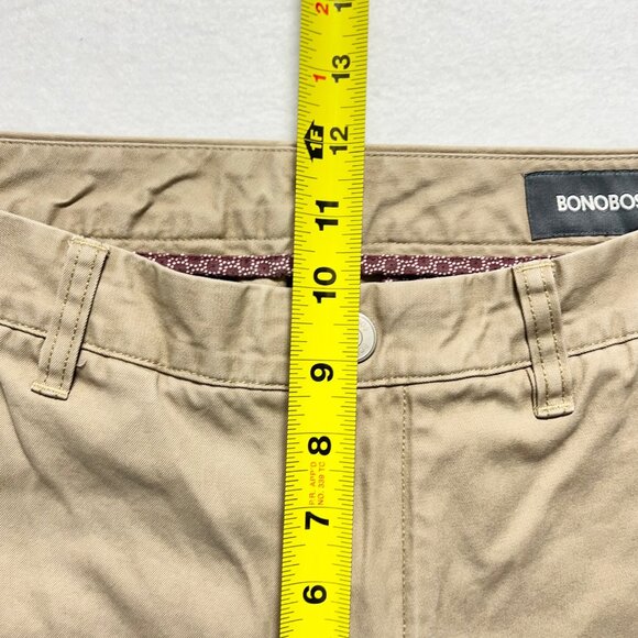 Bonobos Men's Straight Leg Khaki Chino Pants Size 32x32 Mid Rise 100% Cotton - Picture 10 of 10